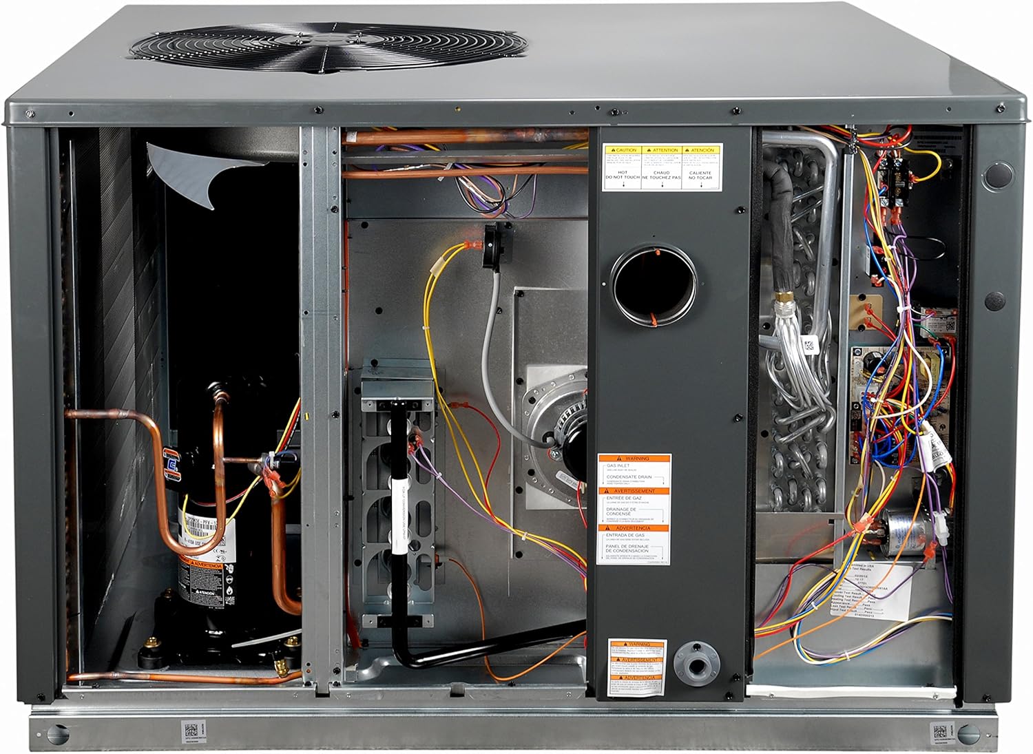 3 Ton 14 Seer Goodman 80,000 Btu 81% Afue Gas Package Air Conditioner - GPG1436080M41