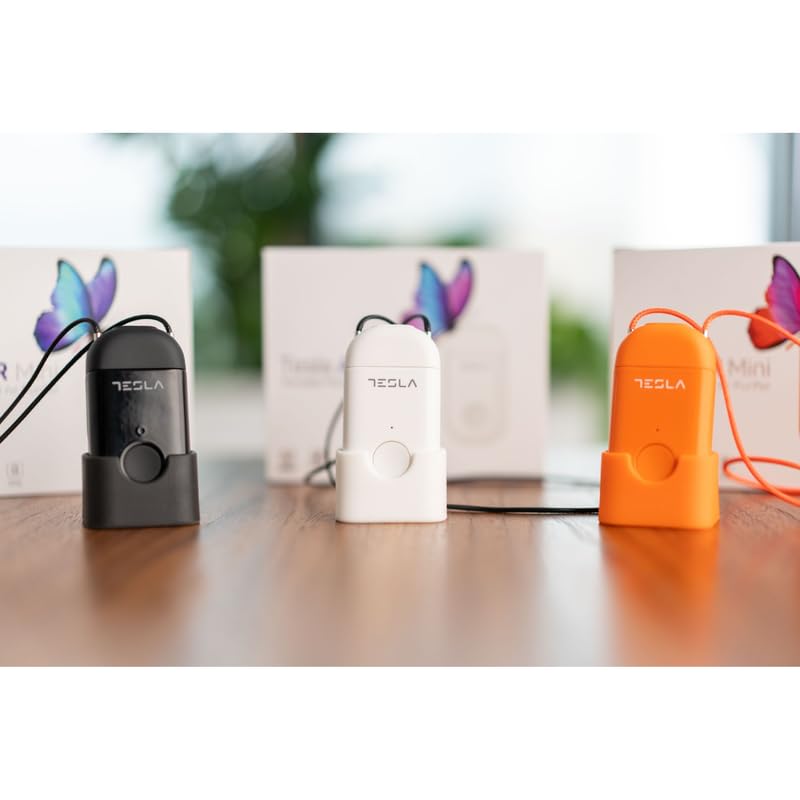 TESLA AIR Mini | Portable and Wearable Ultra Compact Ionic Personal Air Purifier | Up to 180 hours of clean air in one charge