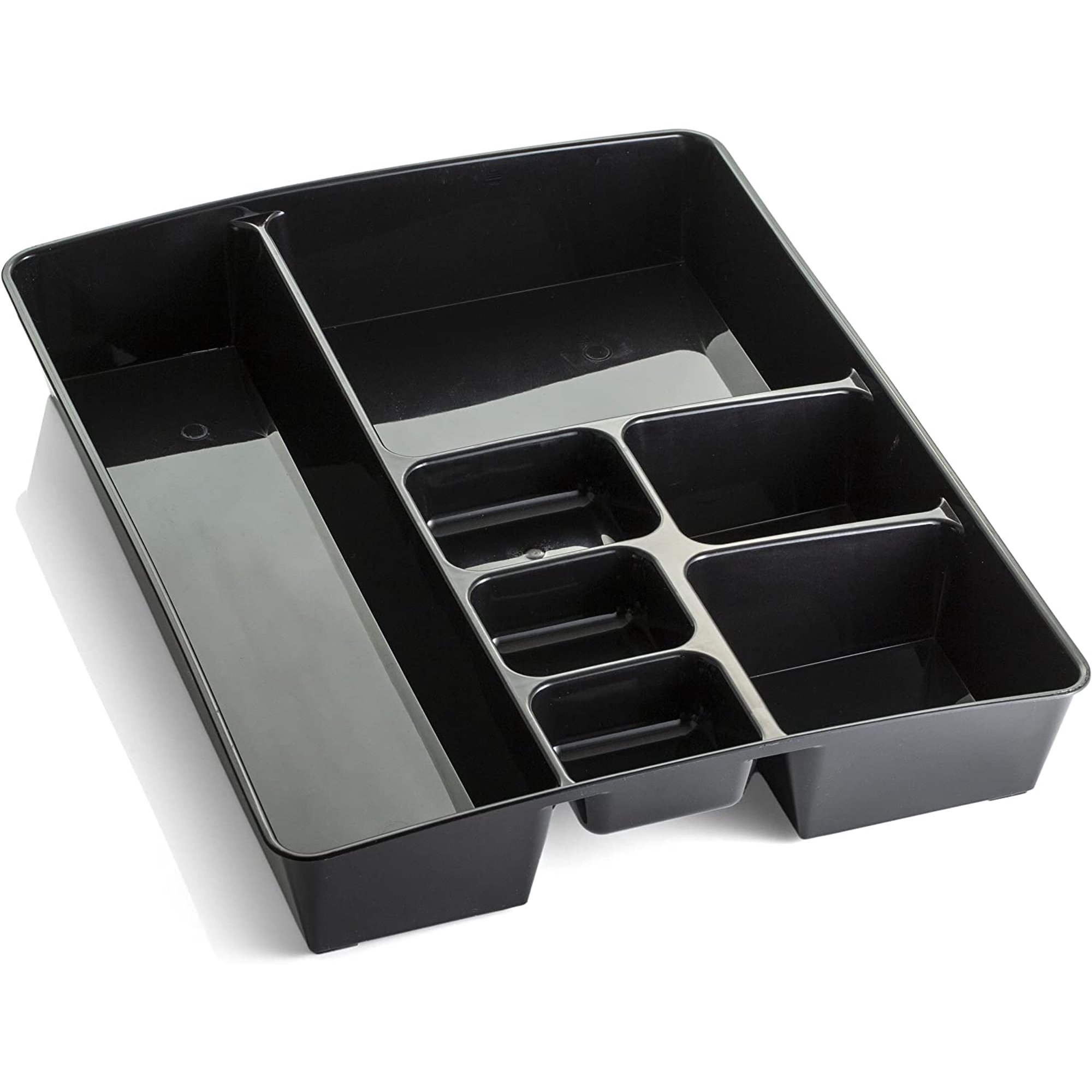 OIC, Achieva 30% Post Consumer Plastic Recycled Deep Drawer Tray, 15-1/8 X 11-1/2 X 2-1/4 in, Black