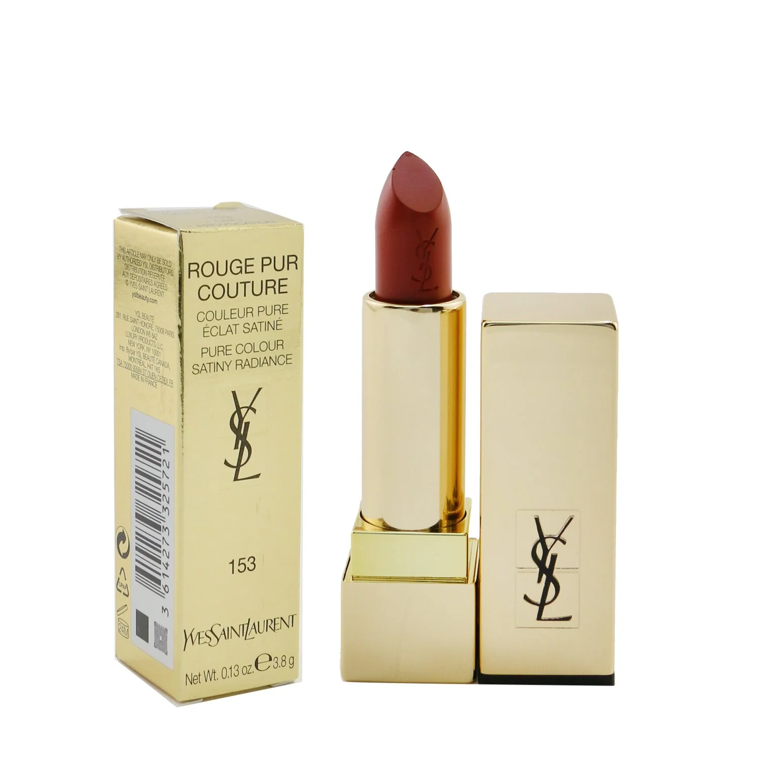 Yves Saint Laurent Rouge Pur Couture - #151 Rouge Unapologetic  3.8g/0.13oz