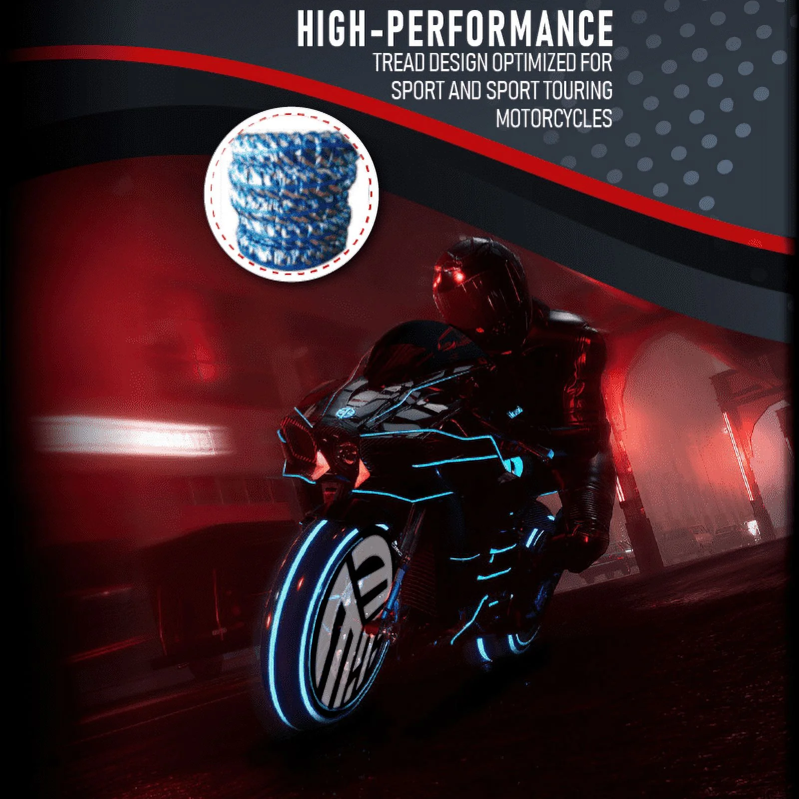 190/50-17 & 120/70-17 MMT® Motorcycle Tire SET 190/50ZR17 + 120/70-17 (DOT 2123)