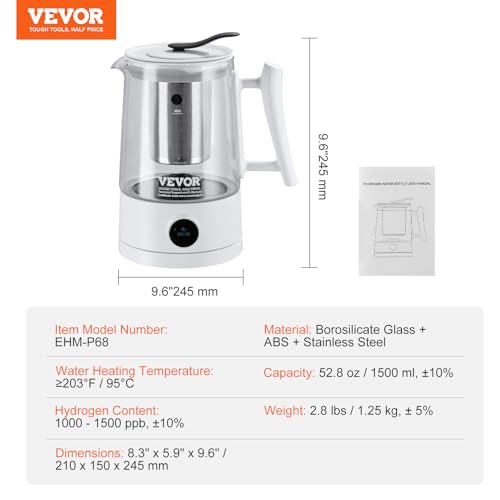 VEVOR Hydrogen Water Bottle
