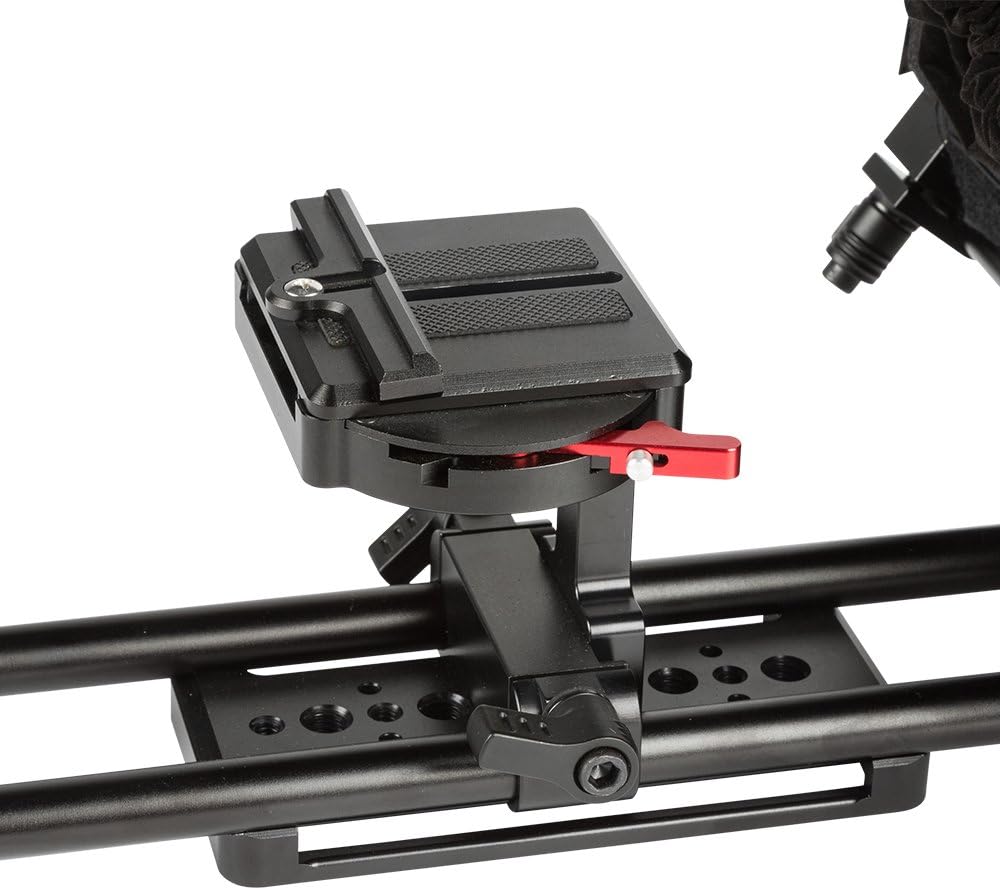Ikan 12-inch Portable Teleprompter Kit, Adjustable Glass Frame, Easy to Assemble, Extreme Clarity (PT1200) - Black