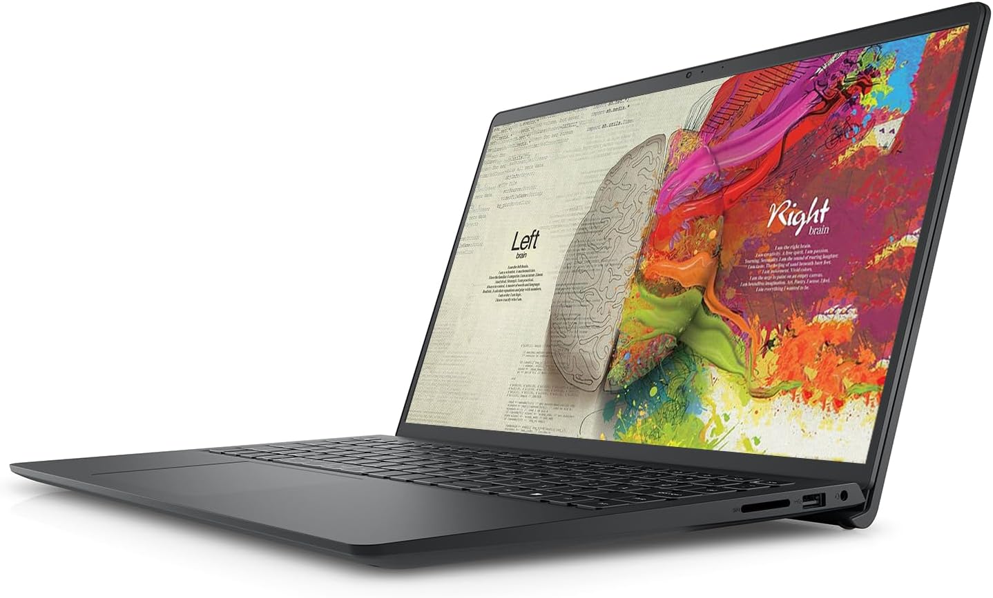 Dell Inspiron 3000 Series 3520 Business Laptop, 15.6" FHD Touchscreen, Intel Core i5-1135G7, 12GB RAM, 256GB SSD, Webcam, HDMI, Wi-Fi, Windows 11 Pro, Black