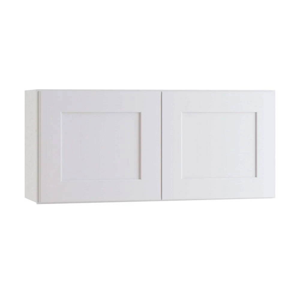Home Decorators Collection Newport Assembled 30 x 15 x 12 in. Plywood Shaker Wall Kitchen Cabinet Soft Close in Painted Pacific