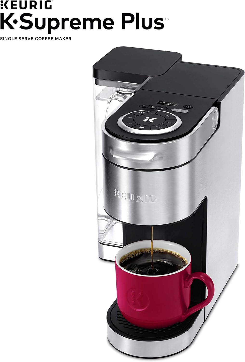 Keurig K-Supreme Plus Single Serve Coffee Maker with Caribou Coffee Favorites Variety Pack, 40 K-Cup Pods