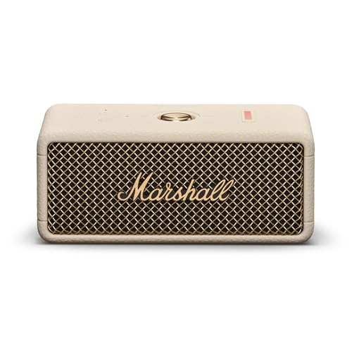 Marshall Emberton III Portable Bluetooth Speaker - Black & Brass