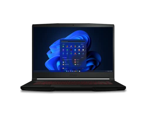 MSI 2023 Gaming Laptop GF63 | Intel Core i5-10500H 6-Core | NVIDIA GeForce GTX 1650 4GB | 32GB DDR4 | 1TB SSD | 15.6" 1920 x 1080 60 Hz | Win11 Home - Wi-Fi 6 - Bluetooth 5.1 - Backlit KB - Black