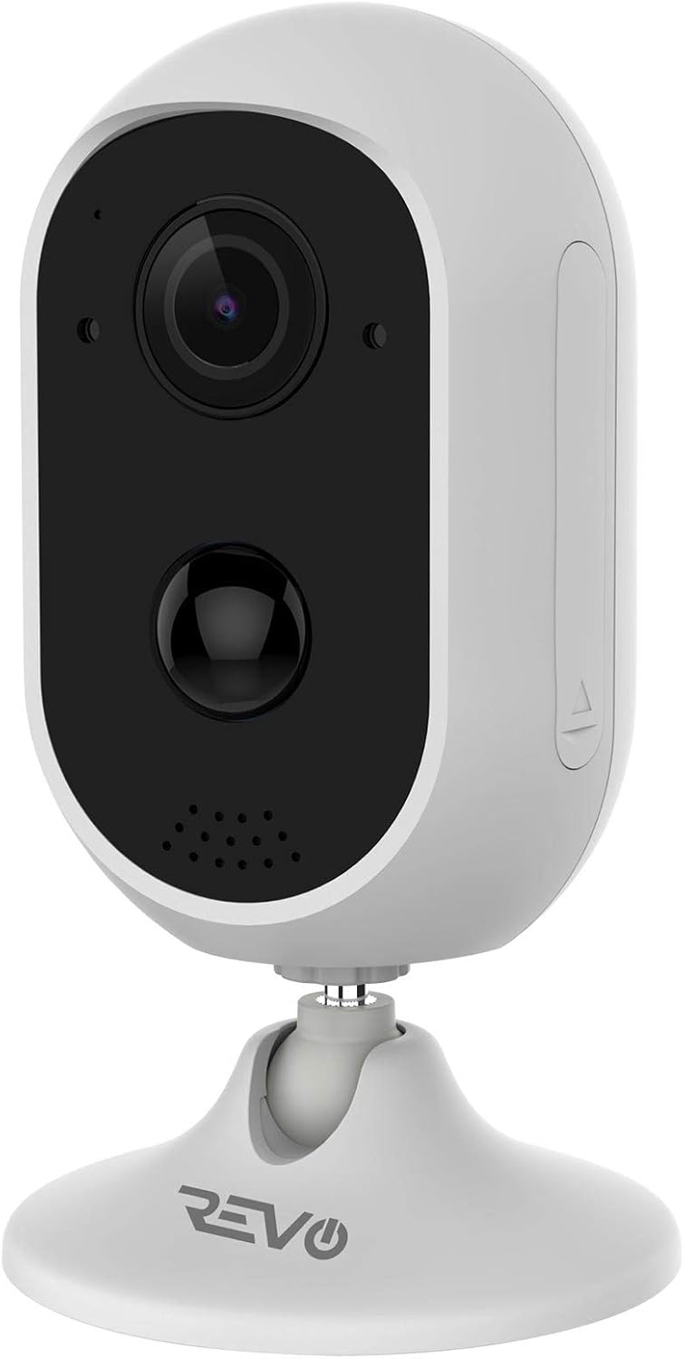 REVO America 4CH Wireless Gateway Security System with 32GB Micro SD Card & 2X 1080p Battery Operated Cameras with 2-Way Audio (RWG41CU2X-1)