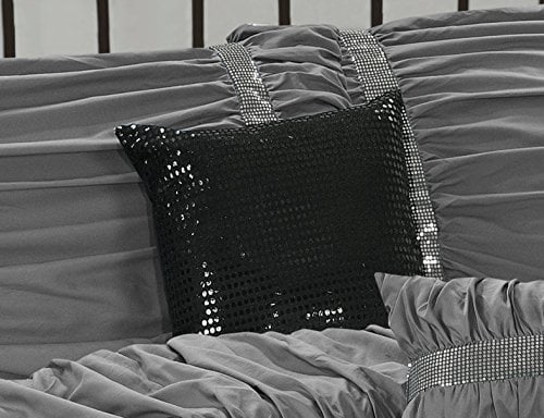 HIG Classic and original 250 Thread Count 7 Piece Comforter Sets Queen with Comforter and Standard shams and Bed Skirt and Square Pillow and Fashin Pillow