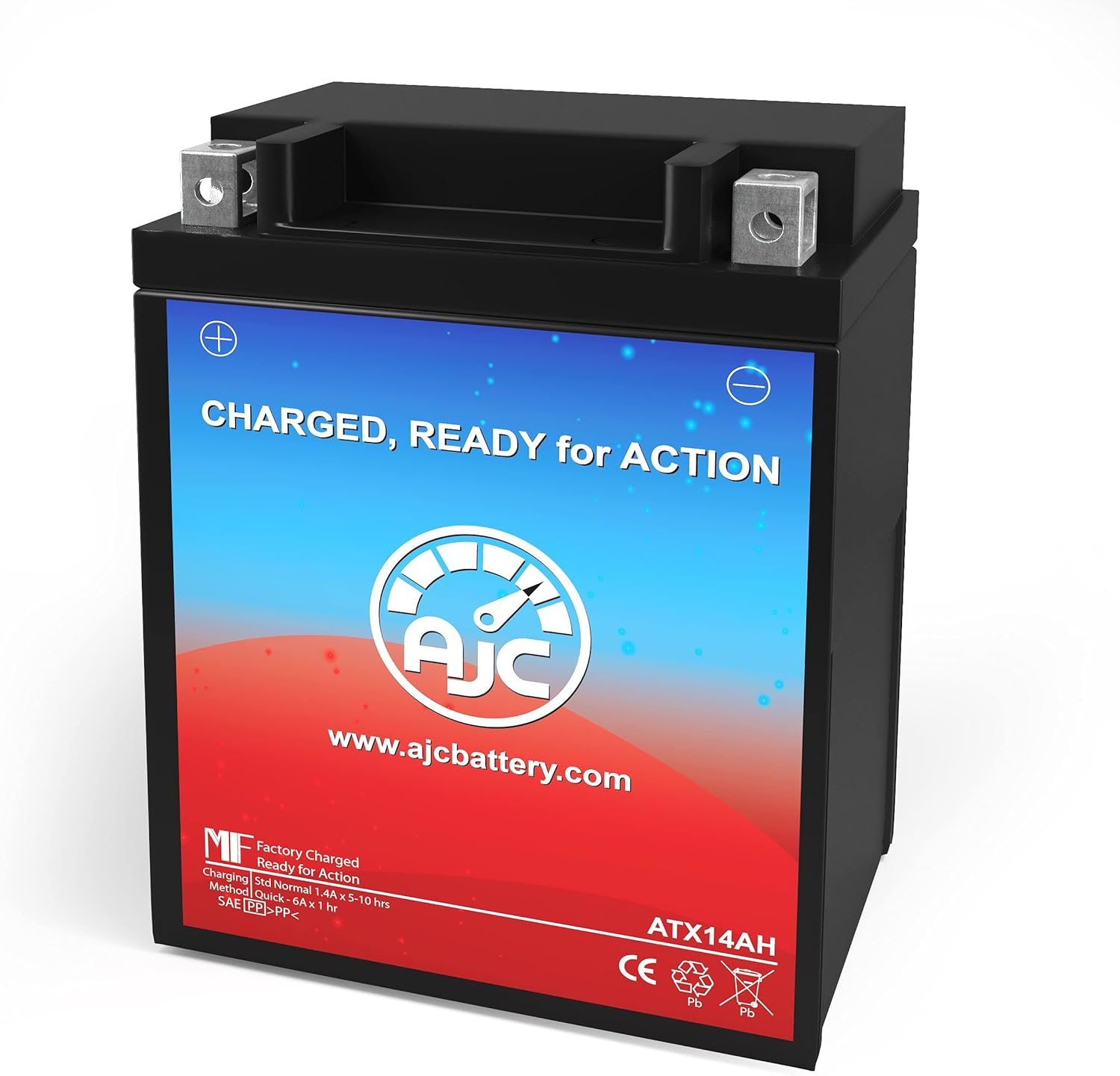 Polaris Trail Boss 330 ATV Replacement Battery (2003-2013) - This is an AJC Brand Replacement Pack of 2