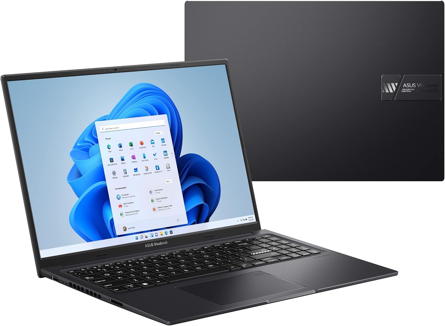 ASUS Vivobook 16X OLED Laptop, 16” 3.2K 120Hz Display, Intel Core i9-13900H CPU, NVIDIA Geforce RTX 4050 GPU, 16GB RAM, 1TB SSD, Windows 11 Home, Indie Black, K3605VU-ES94
