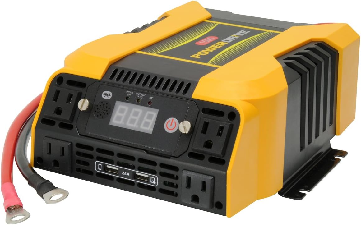 PowerDrive PD1500 1500 Watt Power Inverter with Bluetooth