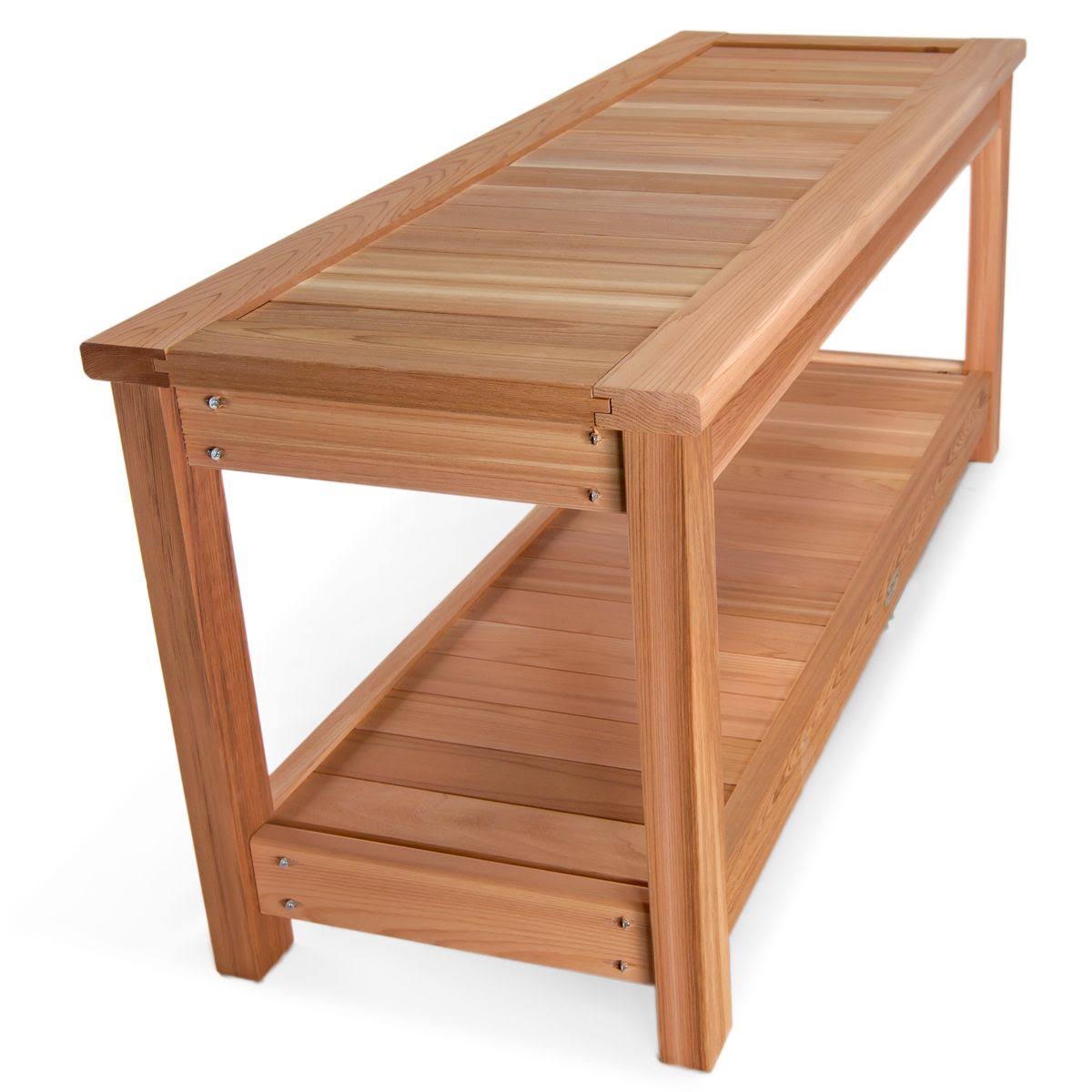 All Things Cedar SB44 Deluxe Sauna Bench - Cedar