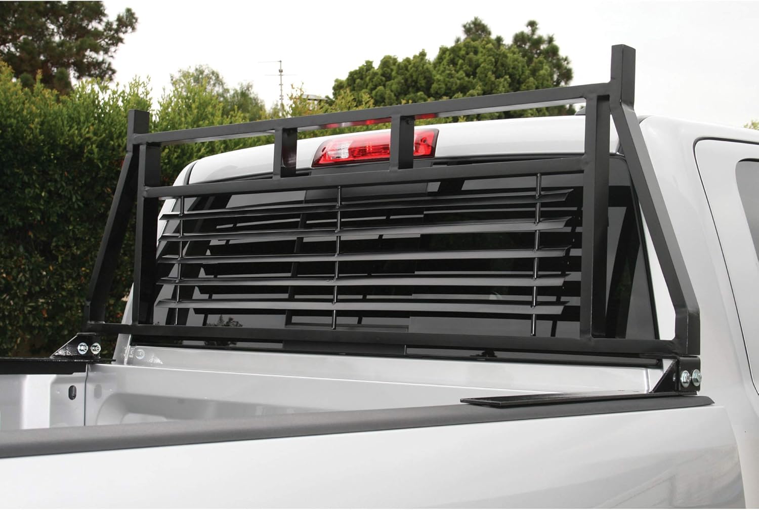ARIES 111000 Classic Heavy-Duty Black Steel Truck Headache Rack Cab Protector, Select Chevrolet, Ford, Dodge, GMC, Ram