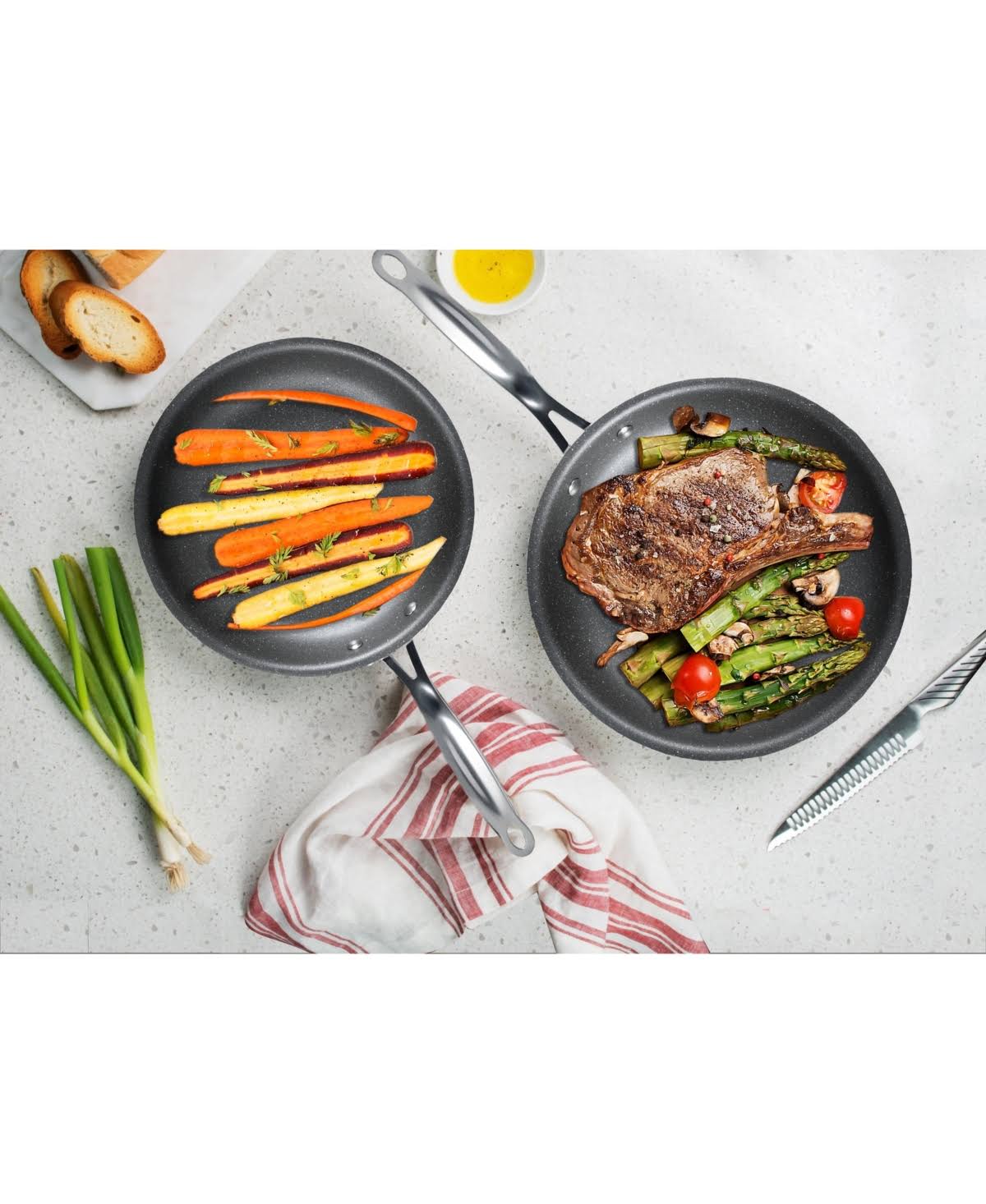 Granite Stone 20 Piece Nonstick Cookware and Bakeware Set