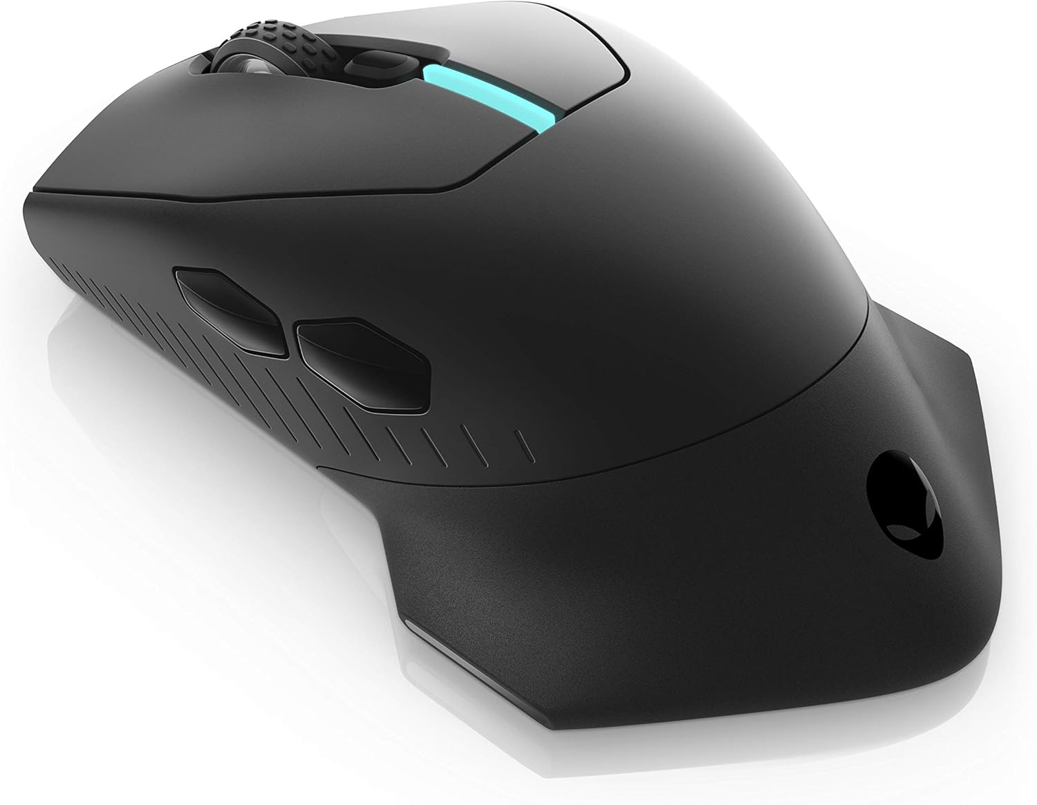 Alienware Wired/Wireless Gaming Mouse AW610M: 16000 DPI Optical Sensor - 350 Hour Rechargeable Battery Life - 7 Buttons - 3-ZONE Alienfx RGB Lighting