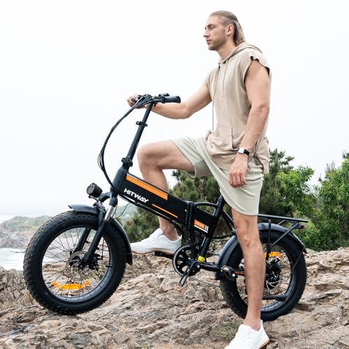 Electric Bike for Adults 20" x4.0 Fat Tire Electric Bicycle with 750W Motor, Foldable Ebkie with 48V 12AH Removable Battery E Bike Long Range 20-55mile with 7 Gears, UL2849 Certified