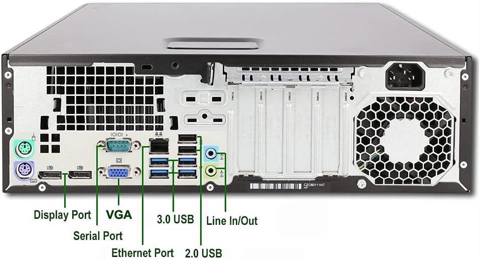 HP i7 Quad Core up to 4.0GHz Desktop Computer 32GB DDR4 RAM 1TB SSD HDMI Wi-Fi Bluetooth Windows 10 Pro (Renewed)
