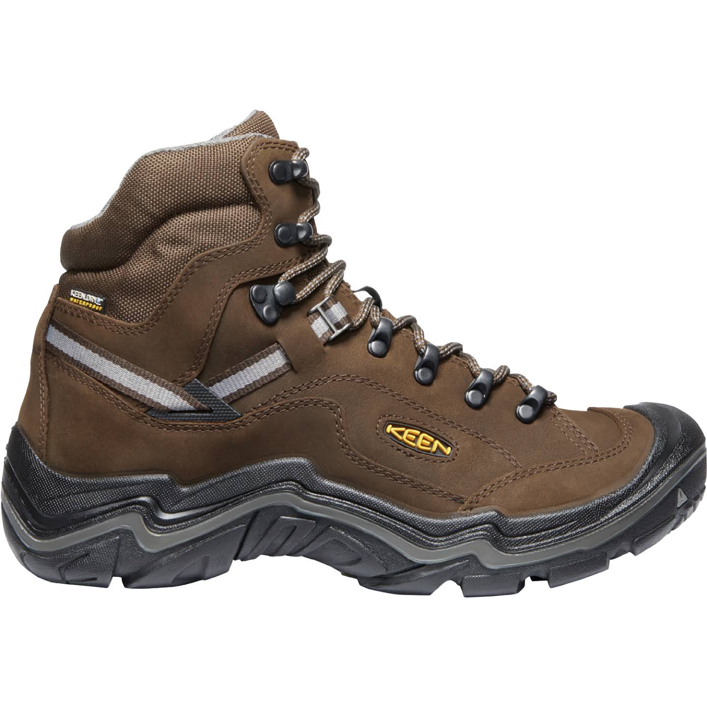 Keen Durand II Mid Waterproof Wide 10 , Cascade Brown/Gargoyle (Men&s)