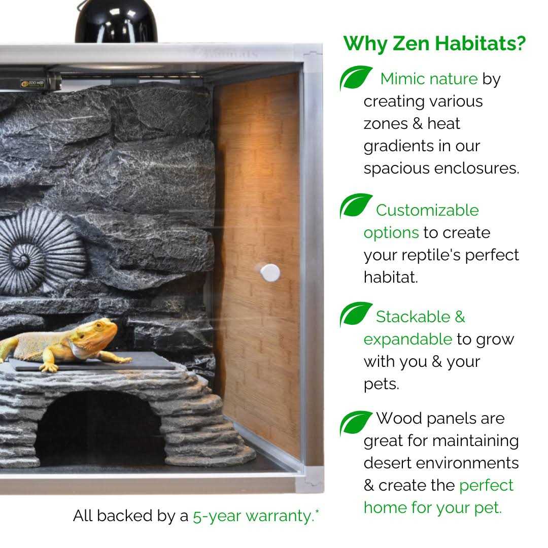 Zen Habitats 4'x2'x2' Original Wood Bearded Dragon Enclosure - Pet Supplies online store