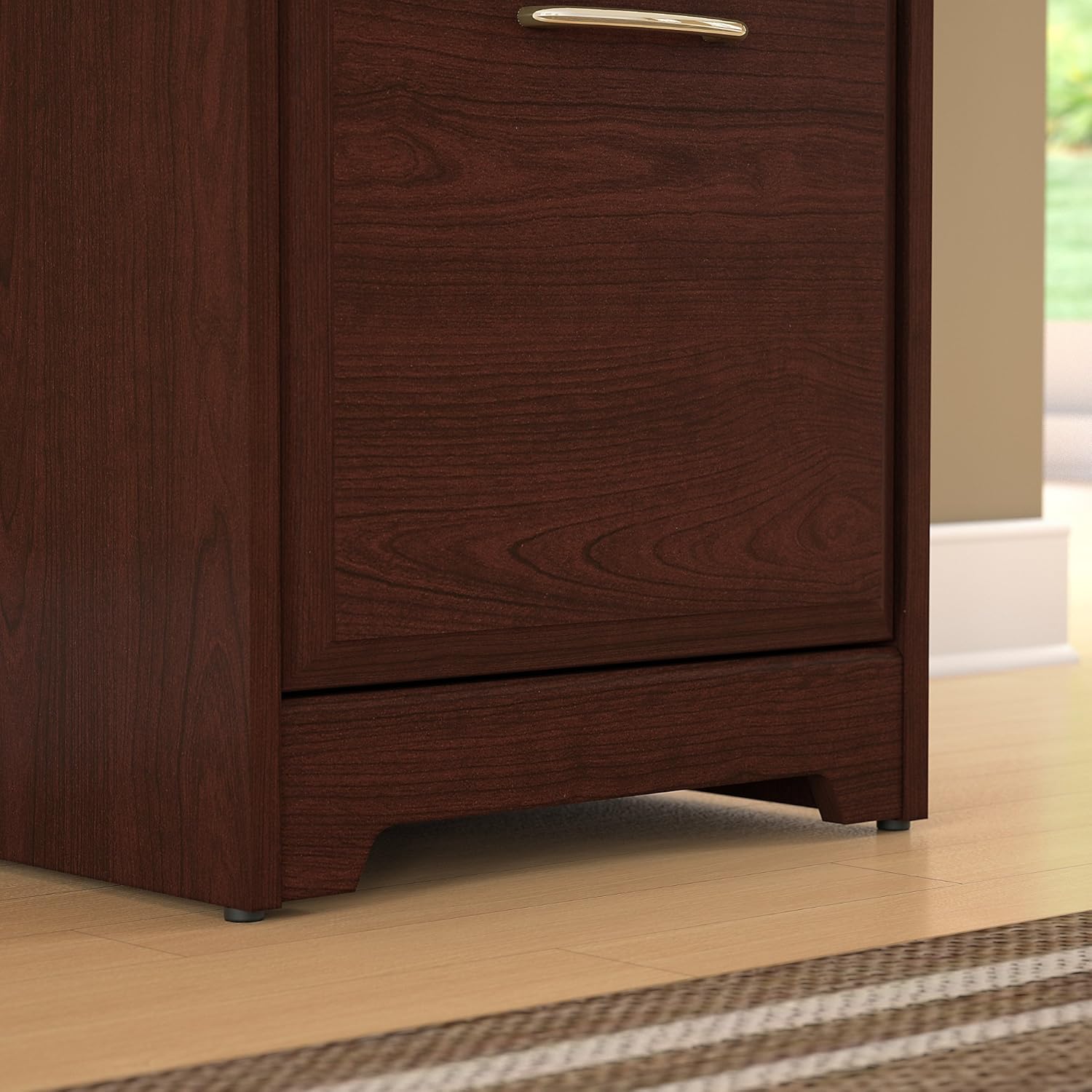 Bush Furniture Cabot 2 Drawer File Cabinet, Harvest Cherry