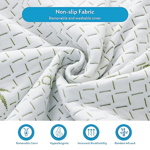 Full Mattress, 6 inch Full Bed Mattresses in A Box, Breathable Bamboo Cover for Cool Sleep, Made in USA for Guest Room, Kids Room, Medium Firm, 75" L x 54" W