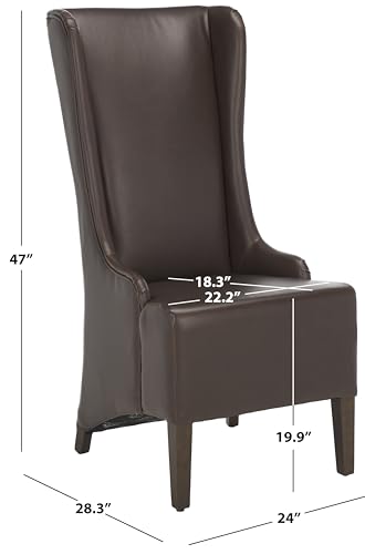 Safavieh Mercer Collection Becall Dining Chair, Antique Brown