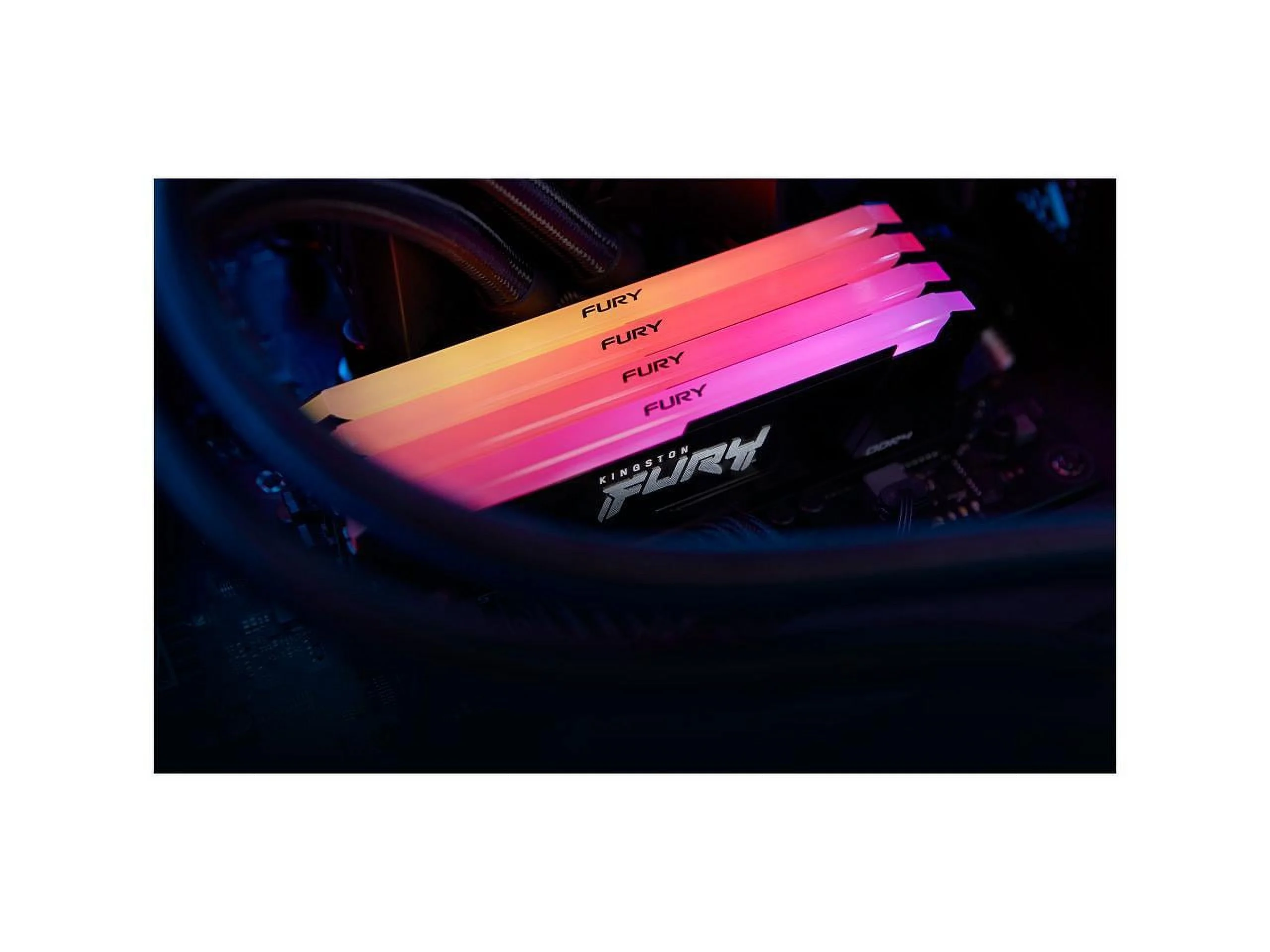 Kingston FURY Beast 64GB (4 x 16GB) 288-Pin PC RAM DDR4 2666 (PC4 21300) Desktop Memory Model KF426C16BB12AK4/64