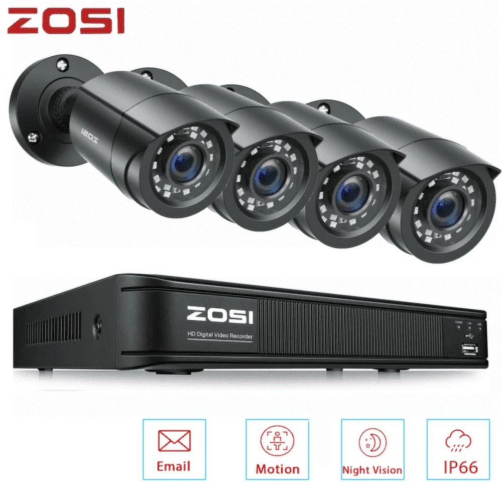 Outdoor Home CCTV 1080p HD Security Camera System Night Vision