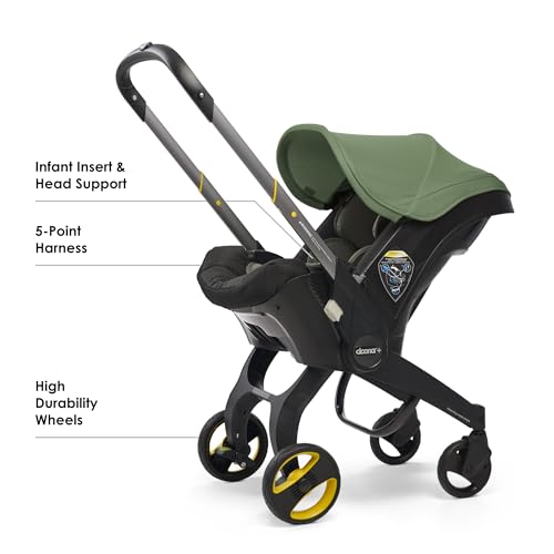 Doona Car Seat & Stroller, Nitro Black - All-in-One Travel System
