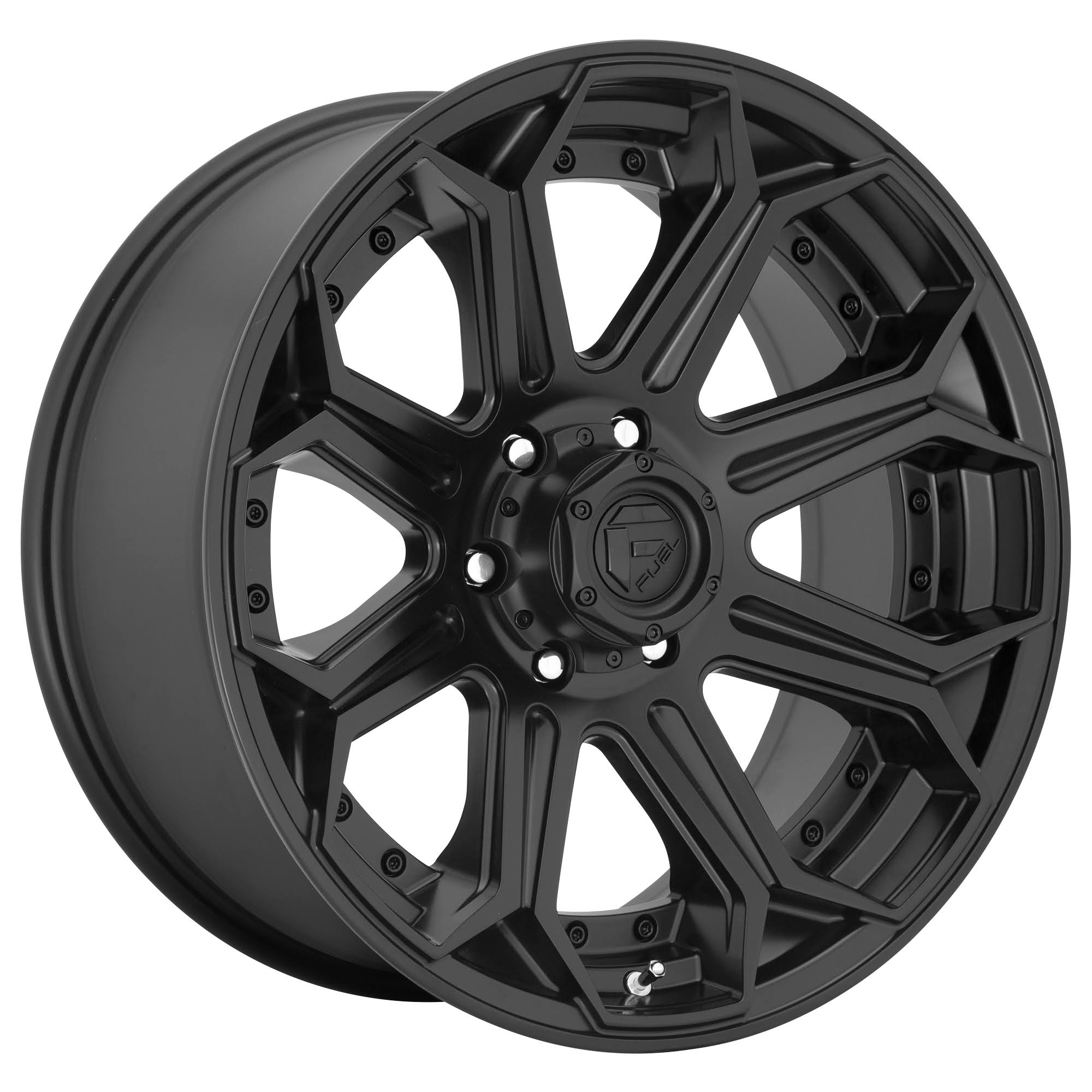 20x10 Matte Black Wheel Fuel Siege D706 8x6.5 -18