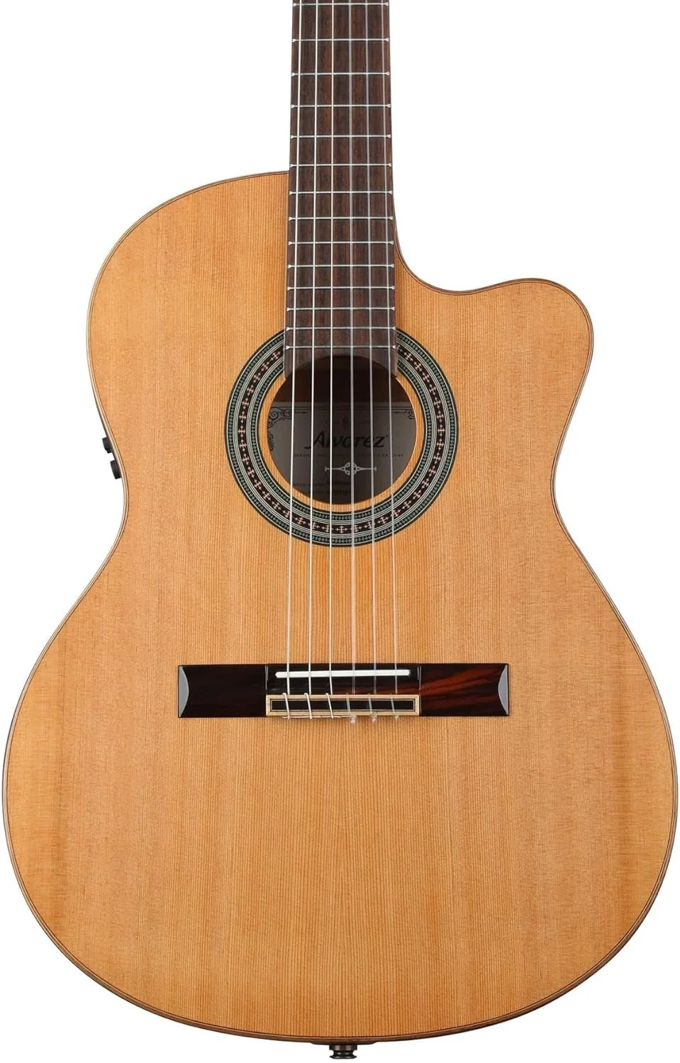 Alvarez AC65HCE Artist 65 Classical Hybrid Acoustic-electric Guitar - Natural - Curated Treasures Market