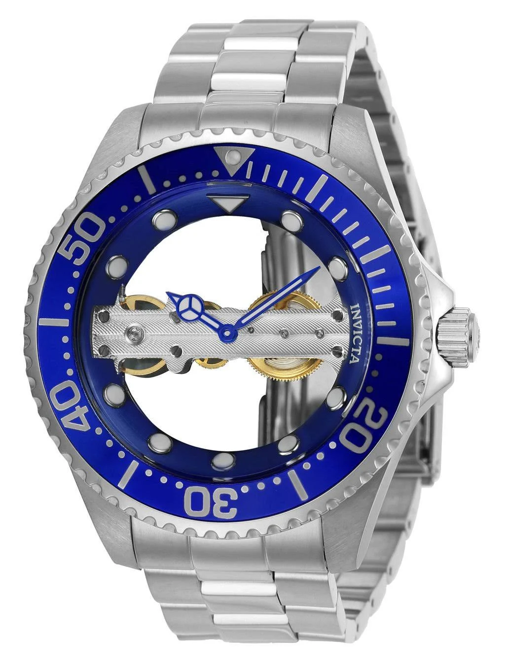Invicta Men&s 24693 &Pro Diver& Mechanical Stainless Steel Watch