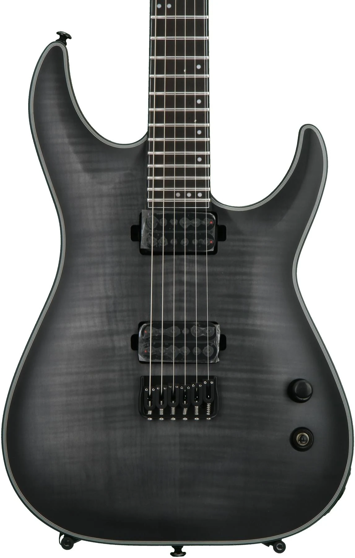 Schecter KM-6 Keith Merrow Electric Guitar Trans Black Burst Satin