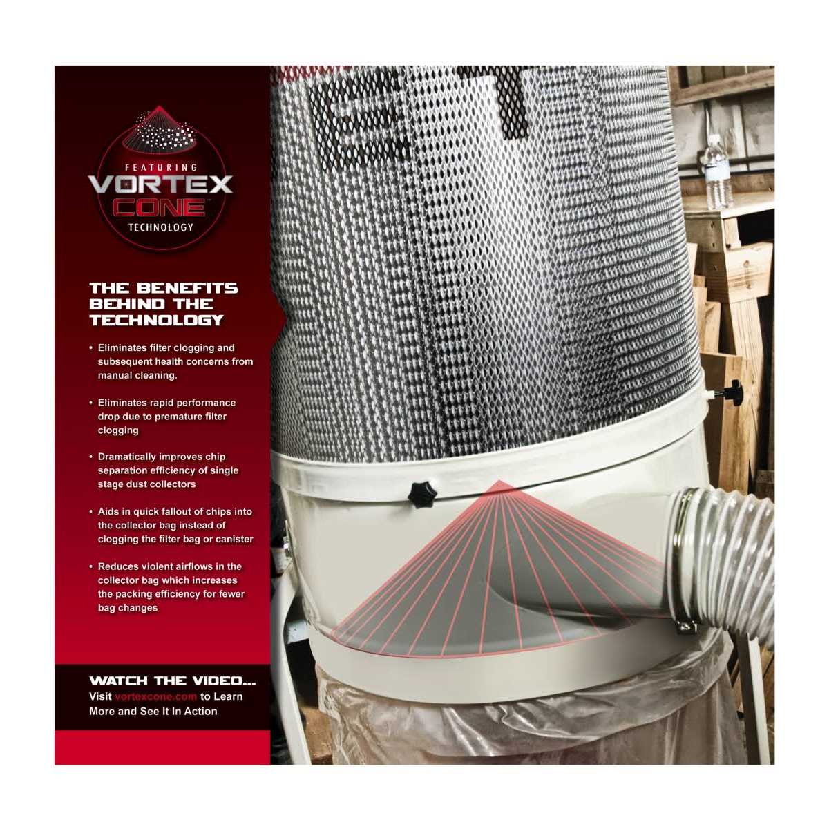 708657K Jet DC-1100VX-BK Dust Collector - Shop Hardware Tools Online Store