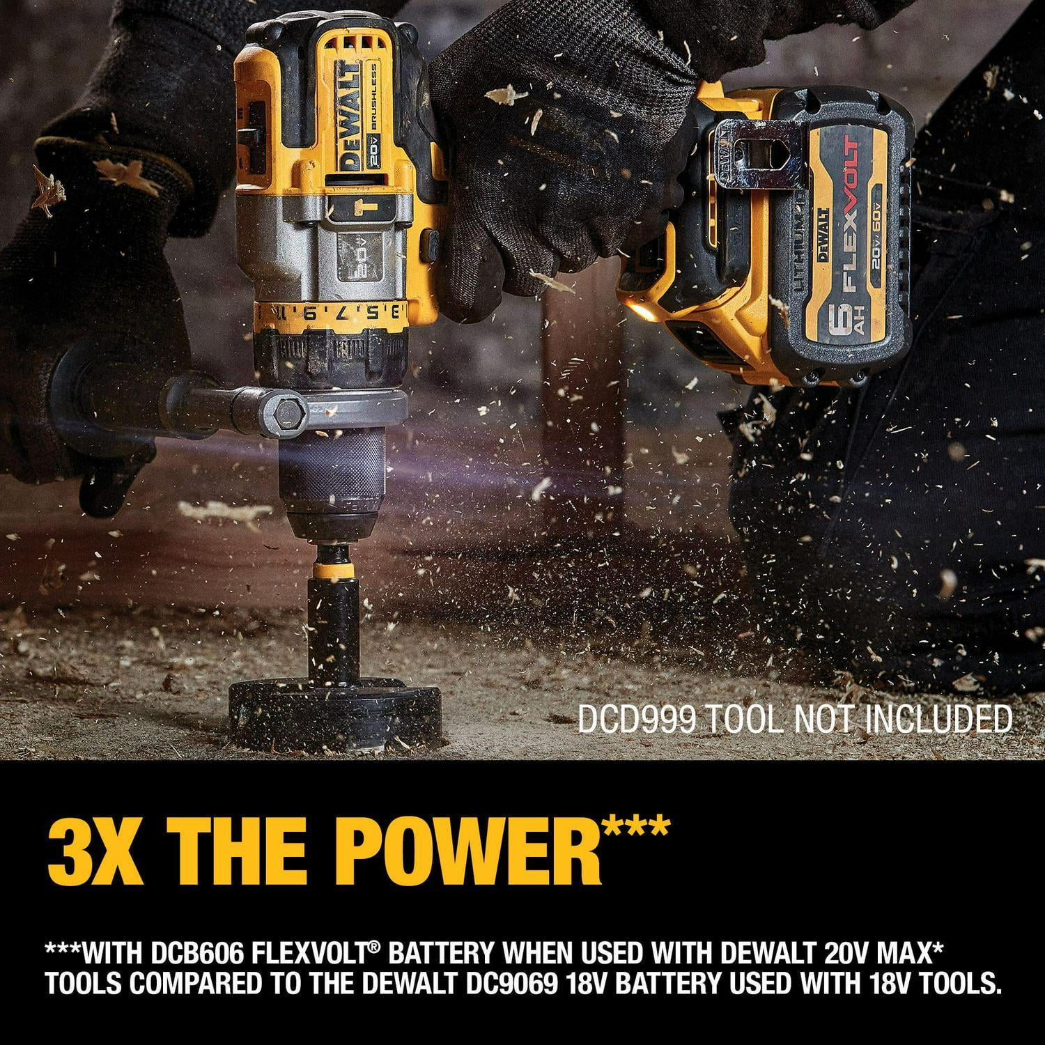 DeWALT Flexvolt Power Tool Battery Double pk., 6Ah
