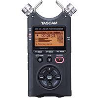 Tascam DR-40 4-Track Handheld Digital Audio Recorder - Black