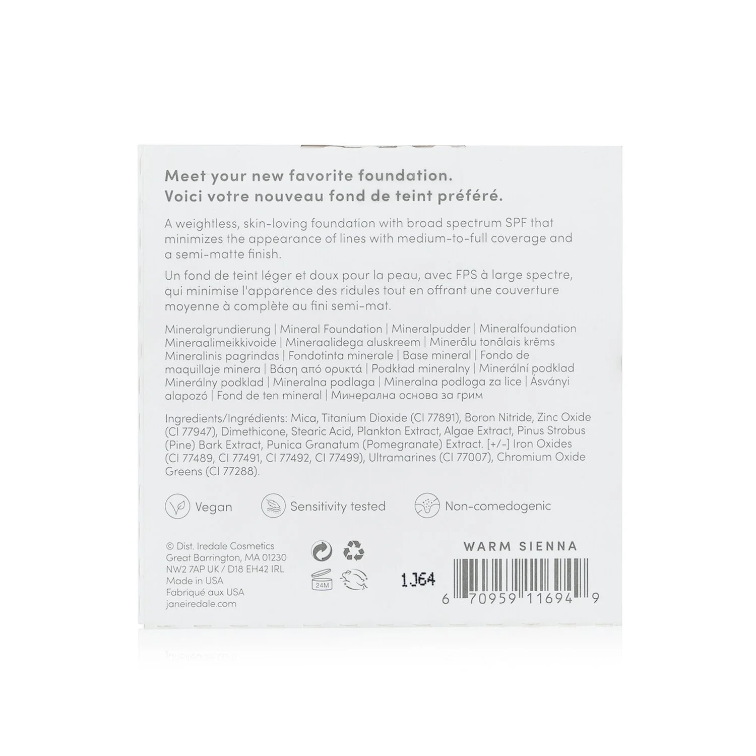 Jane Iredale PurePressed Base Mineral Foundation Refill SPF 20 - Riviera 9.9g/0.35oz