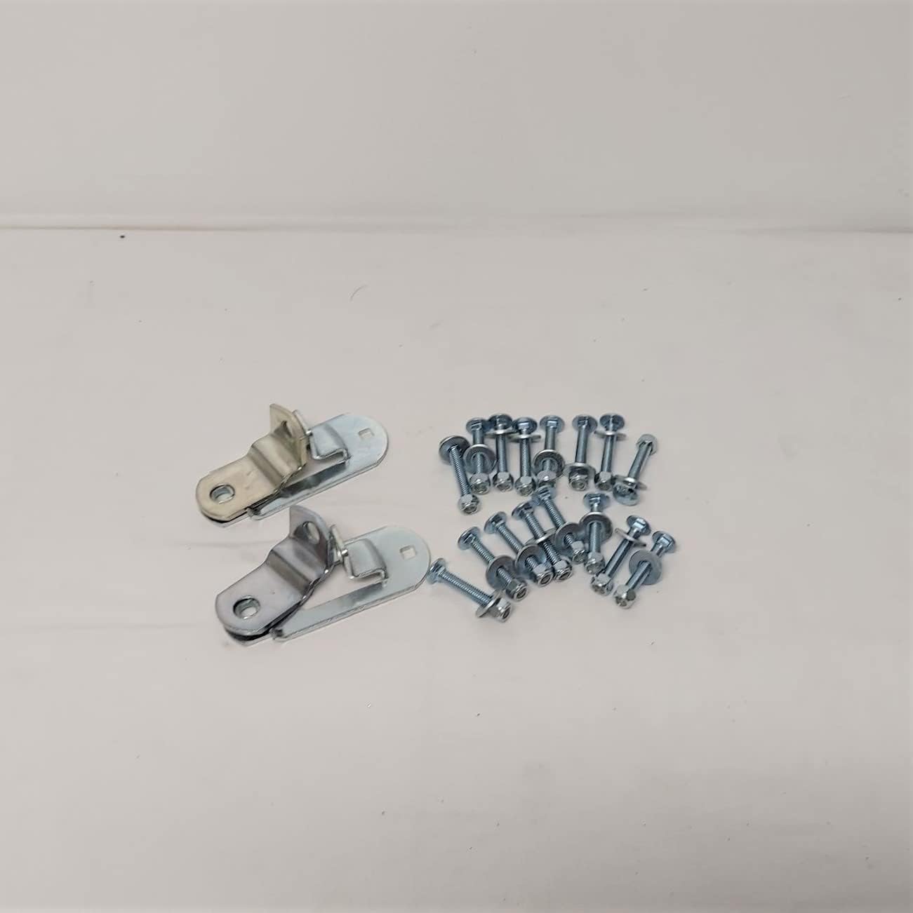 Kay (2) 45" Zinc Cargo Trailer Door CamBar Latch Tamper Proof Hinge & Mounting Hardware