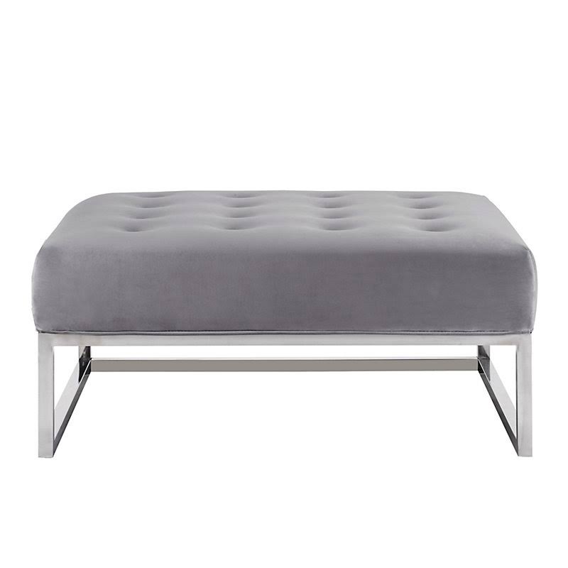 Willa Arlo Interiors Erico Velvet Ottoman