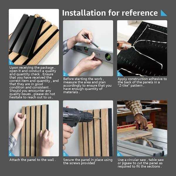 Art3dwallpanels 0.83 in. x 0.65 ft. x Wood Slat Acoustic Panels - Shop Hardware Tools Online Store