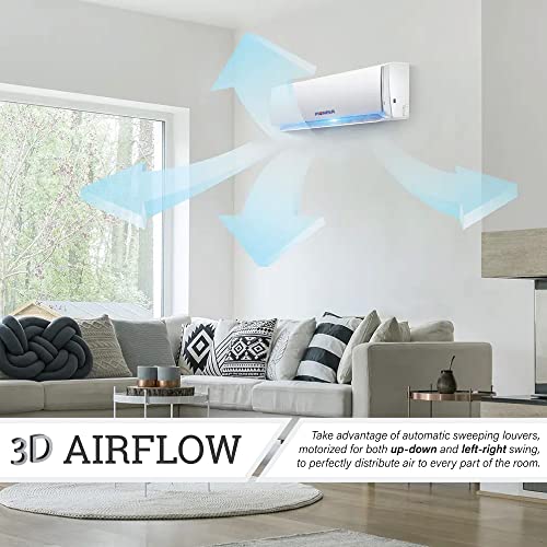 Pioneer Diamante Series Ductless Mini-Split Air Conditioner Heat Pump Full Set with 16 Ft. Kit