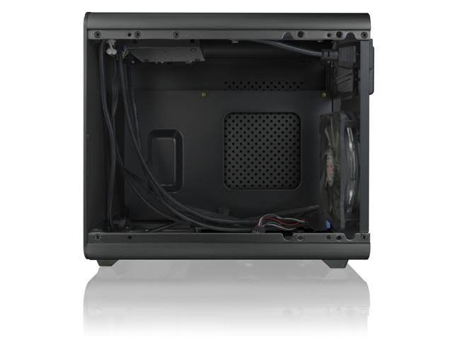 Raijintek 0r200055 Metis Plus No Power Supply Mini-ITX Case w/ Window (Black)