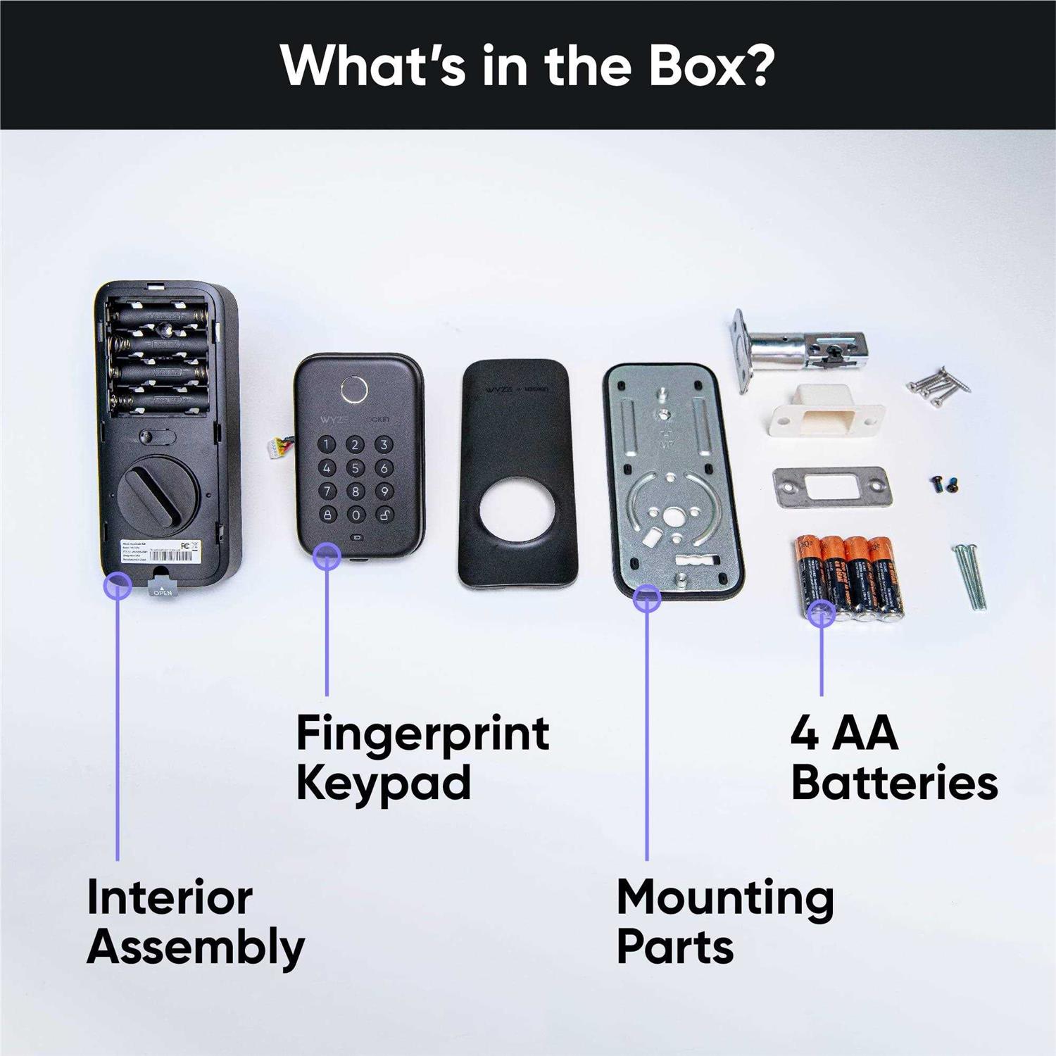 Wyze Lock Bolt Fingerprint Keyless Smart Entry Door - Shop Hardware Tools Online Store