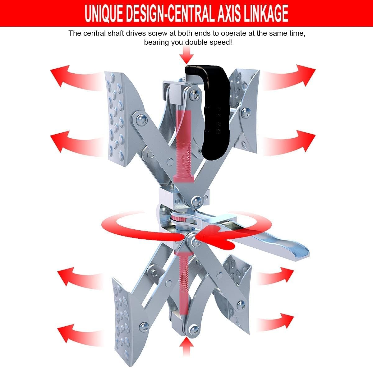 MAHLER GATES X-Shaped Wheel Chock Stabilize, RV Tire Locking Stabilizers with Integrated Wrench & Anti-Theft Code Locked, 2'' to 10''Wheel chocks Scissor for Campers Travel Trailers Trucks Pack of 2