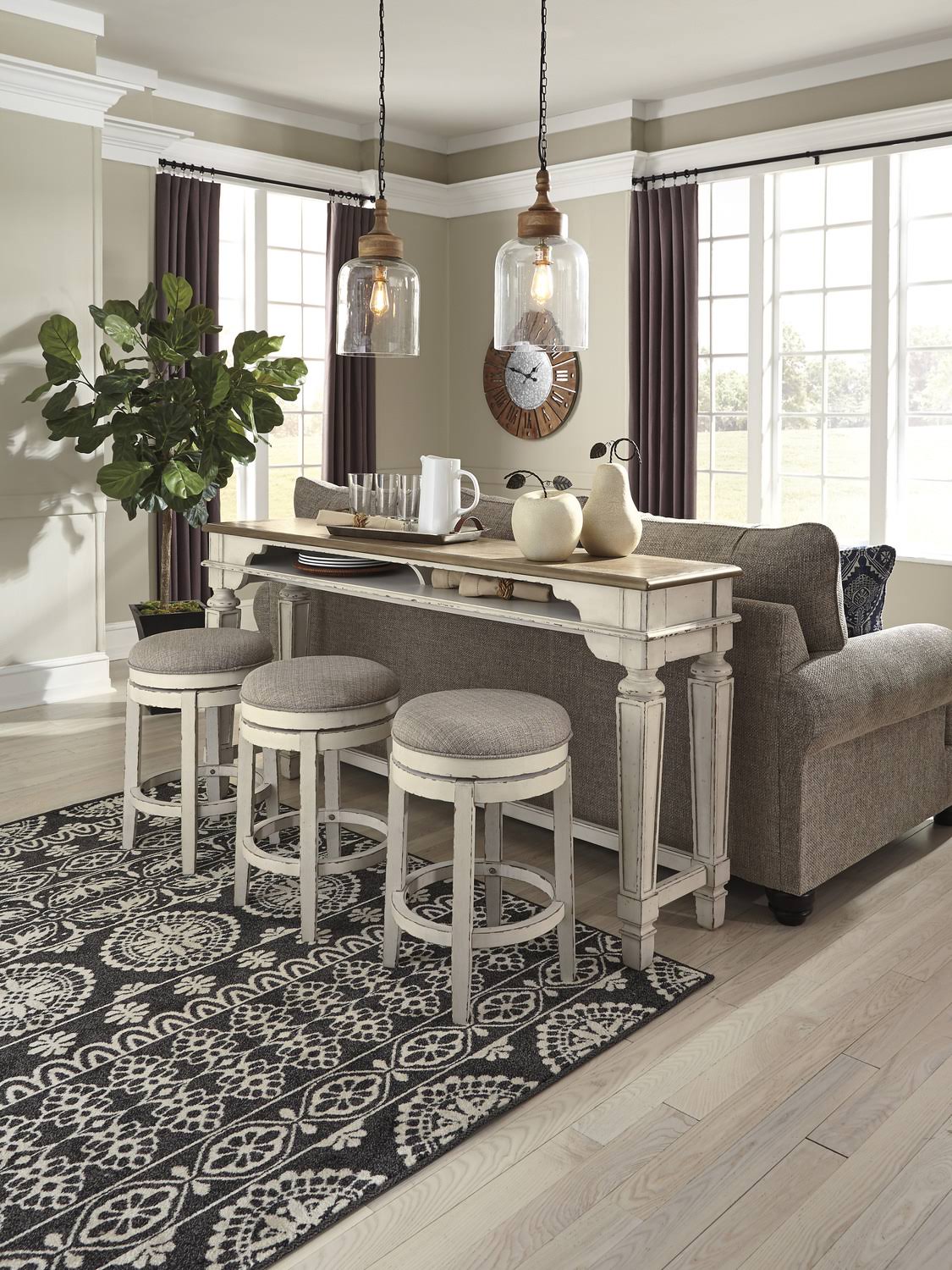 Ashley Furniture Realyn Long Counter Table