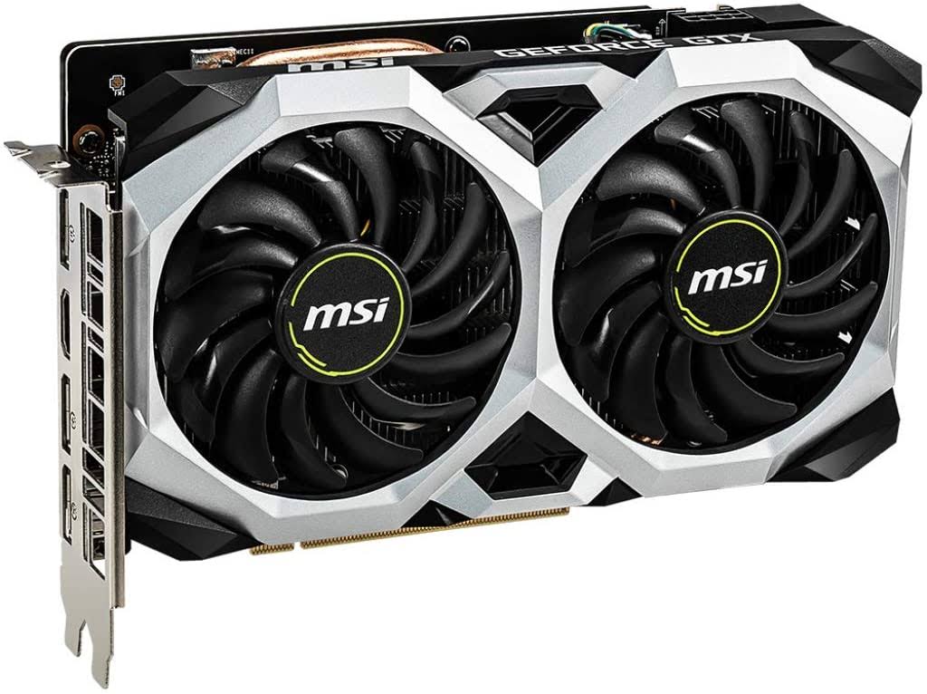 MSI GTX 1660 Ti Ventus Xs 6g OC 6GB GDDR6 PCIe 3.0 x16 Gaming Graphics Card
