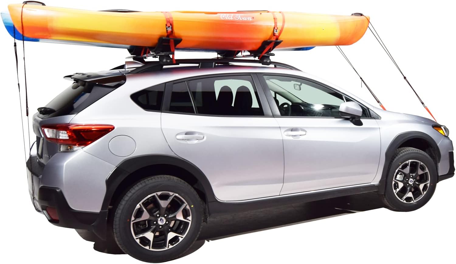 Malone SeaWing Saddle Style Universal Car Rack Kayak Carrier with Bow and Stern Lines