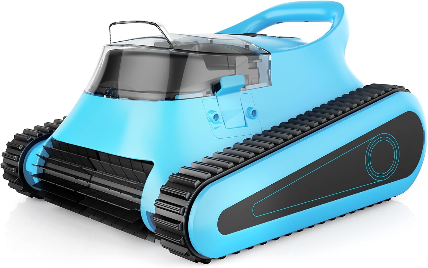 SMONET Cordless Pool Vacuum Robot: Automatic Robotic Pool Cleaner Lasts 150 Mins Wall Climbing 180W Powerful Suction LED Indicator Self-Parking for Above Ground & Inground Pools Up to 2,000 sq. ft.